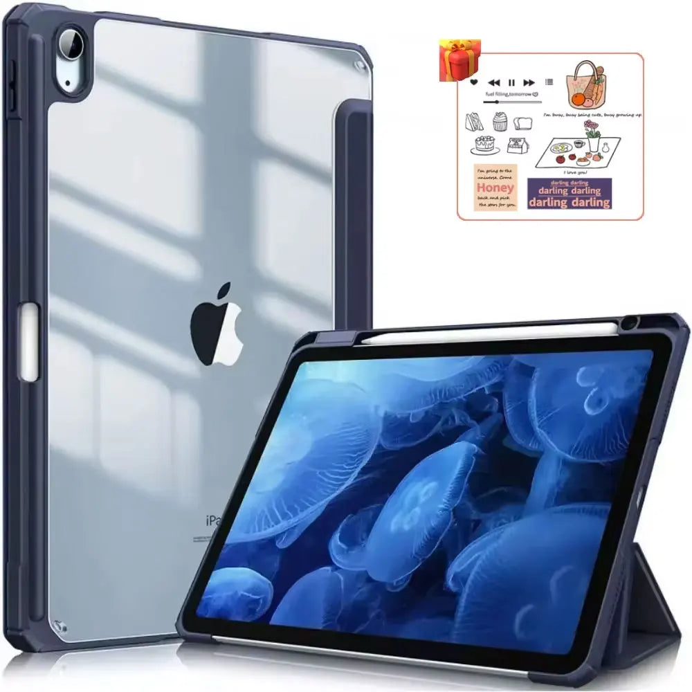 For 2025 Tablet Case iPad Air 11 inch M2 M3 Pro 13/11 M4 Cover for iPad 10th 11th 10.9 Air 4/5 7/8/9th 10.2 4/5/6th 9.7 Mini 6 7