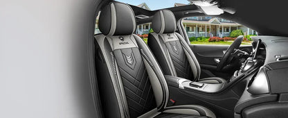 1pcs All inclusive seat cover full leather car seat cushion Driver's seat cover or passenger seat cover all season universal pad by PDG ibma