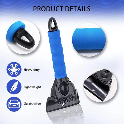 Ice Scrapers for Car Windshield Snow Scraper with Towel Vehicle Snow Frost Removal Tools Mini Snow Ice Brush Shovel Winter Use