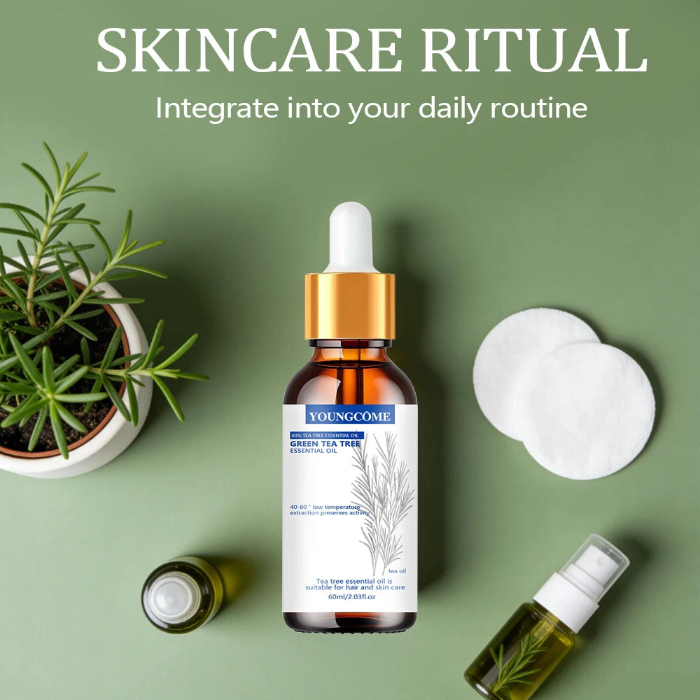 Tea Tree Essential Oil , Nature for Aromatherapy, Diffuser, Humidifier,  Woody, Relieving Stress，Massage Muscle