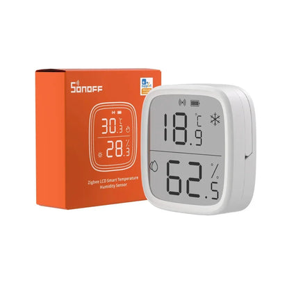 SONOFF SNZB 02D Zigbee Temperature Humidity Sensor SNZB-02D with LCD Screen for EWeLink SONOFF ZigBee Bridge Alexa Alice