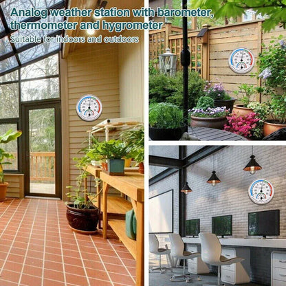 Thermometer Hygrometer Thermo Analog Humidity Indoor Climate Control Home Office Outdoor Garden Restaurant Measuring Tool