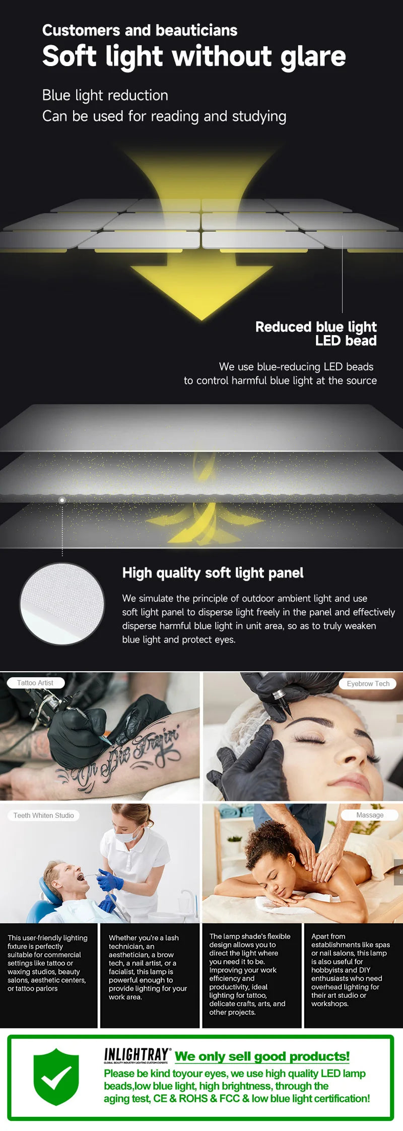 2025 New 23inch 45w Arc Half Moon Ring Light for Lashes Studio lights Photography Light Floor lamps for Eyelash Extension Beauty