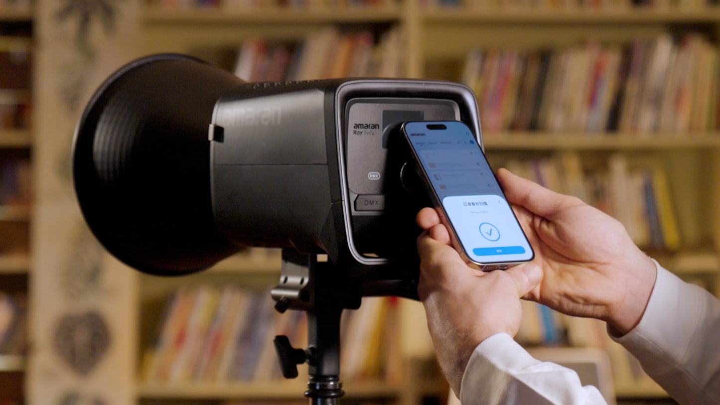 【NEW】amaran Ray 360c 2,300K - 10,000K 360W Full-color Bowens Mount COB Light Video Recording by Aputure