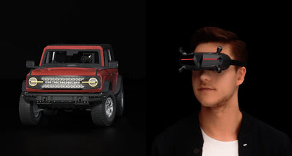 Walksnail Avatar HD Goggles X With Avatar HD Pro Kit (Dual Antennas Version) And GM3 Gimbal Head Tracking For FPV s