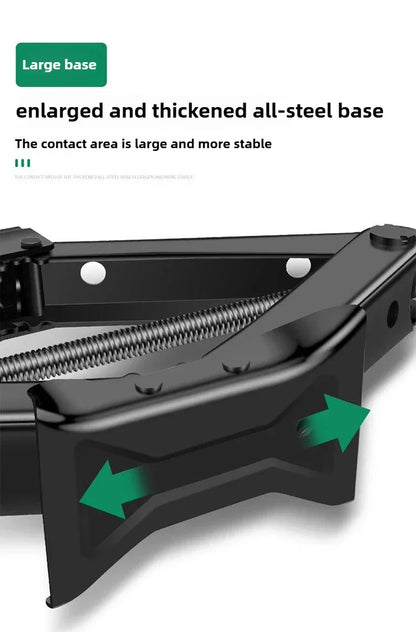 BAOLIAN Car Scissor Jack 3T Auto Emergency Lift Stand Labor-Saving Repair & Tire Replacement Tool and Wrench for SUV Vehicles