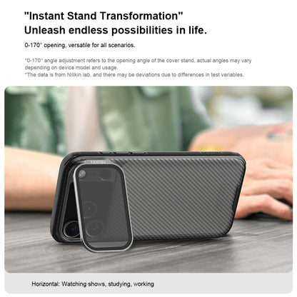 Nillkin for iPhone 17 Pro Max / 17 Pro Case CamShield Prop Camera Cover Transparent Stand Protection Back Cover Phone Case