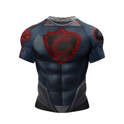 Hot Sell 3Digital Printed MMA BJJ Rash Guard Compression Shirt for Grappling Wrestling Daily MMA BJJ No-Gi Fitness Tee Shirts