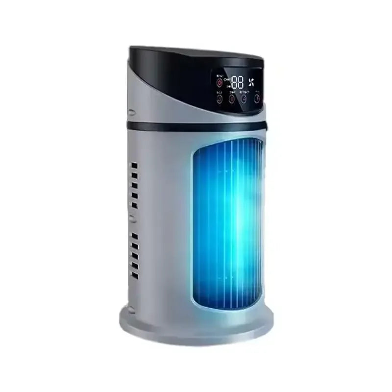 Portable intelligent communication air conditioning small USB charging fan mini water-cooled summer air cooling fan
