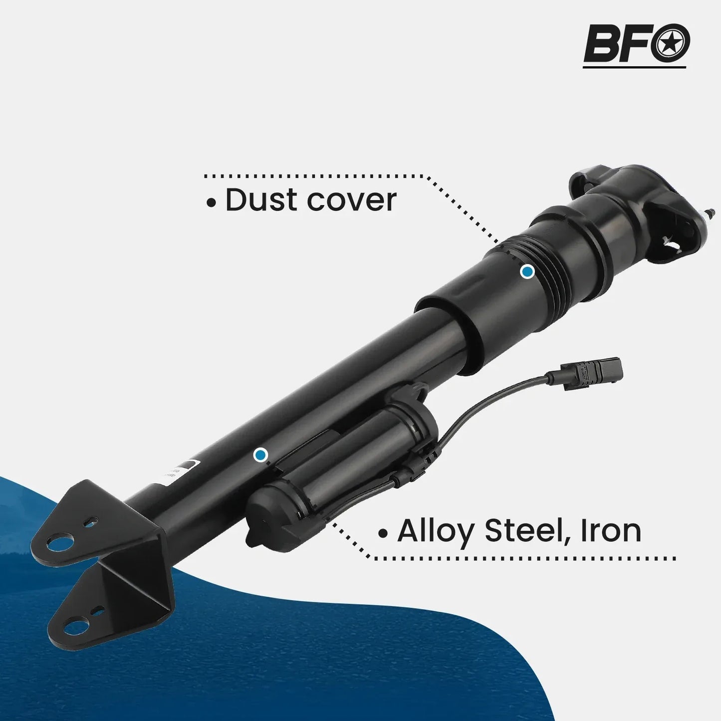 Rear Air Shock Strut W/ADS For Mercedes-Benz W164 GL320 GL350 GL550 ML320 1643202031, 1643202131, 1643202731, 1643202831
