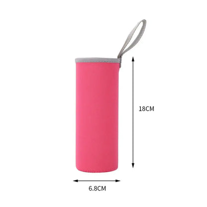 High Quality Portable Water Bottle Cover Anti-fall Neoprene Water Bottle Case Creative Elastic Vacuum Cup Sleeve Outdoor