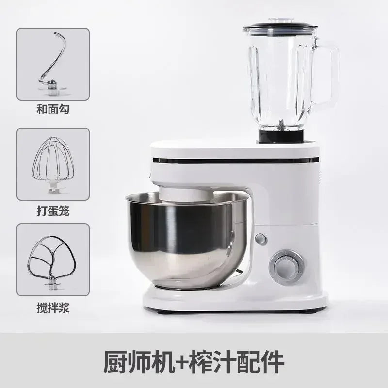 Small Home Automatic Kitchen Machine 220V Bread Mixer Dough Mixer Aid Commercial Stand Spiral Mixer Robot Cake.Stand 220V