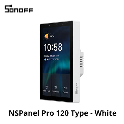 SONOFF NSPanel Pro 120 Type Smart Home Control Panel Smart Thermostst Power Consumption DIY Switch Module Support Sonoff Devices