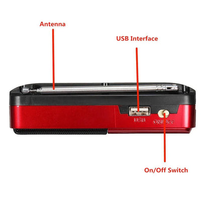 Multifunctional Portable Radio Hand Crank Solar Power FM AM WB NOAA Weather Radio Emergency LED Flashlight Flashlight Power Bank