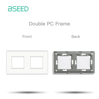 BSEED Wall Internet Cat5 Socket Plastic Frame Parts USB Charge Port TV Satellite Interface Function DIY Combination
