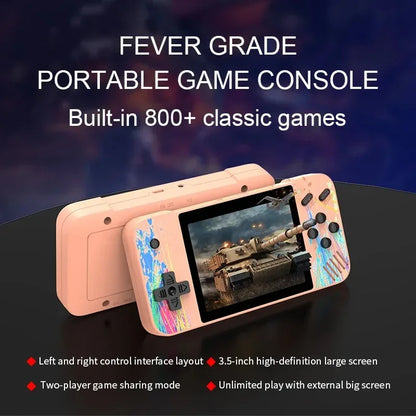 800 In 1 Games doodle Handheld Game Players Portable Retro Video Console Boy HD 3.5 Inch 1080*680 Resolution Color Screen Games