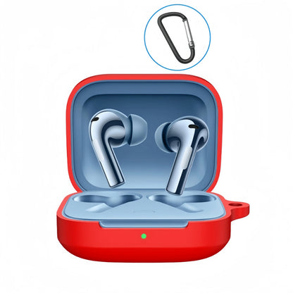 Protector Case for OnePlus Buds 3 Earphone Thicken Silica Gel Protective Sleeve Soft Shell AntiFall Safeguard With Hook Washable
