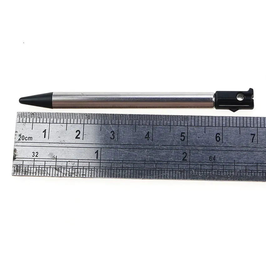 JCD 10pcs Metal Short Adjustable Extendable Styluses Pens For 3DS DS Plastic Stylus Touch Pen