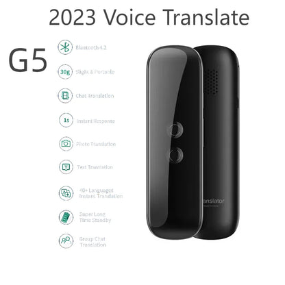 Voice Translate 144 Language APP Bluetooth Multi Languages Instant Translated Wireless Real Time Translator for Traveling Learn