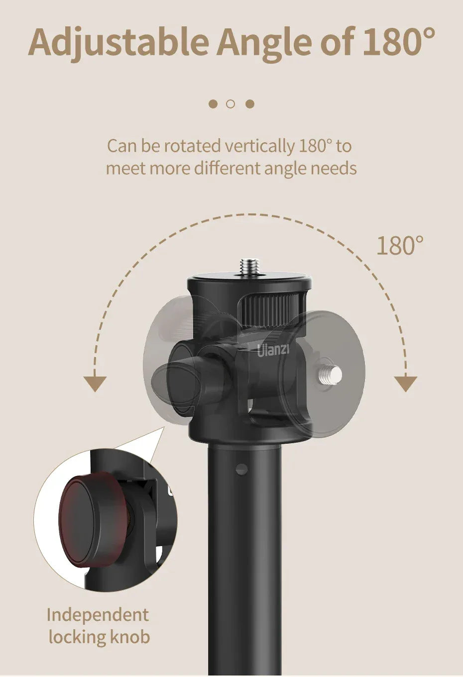 Ulanzi MT-79 2M Aluminum Alloy Light Stand Protable Tripod Stand for DSLR Smartphone Camera LED Video Light Flash Projector