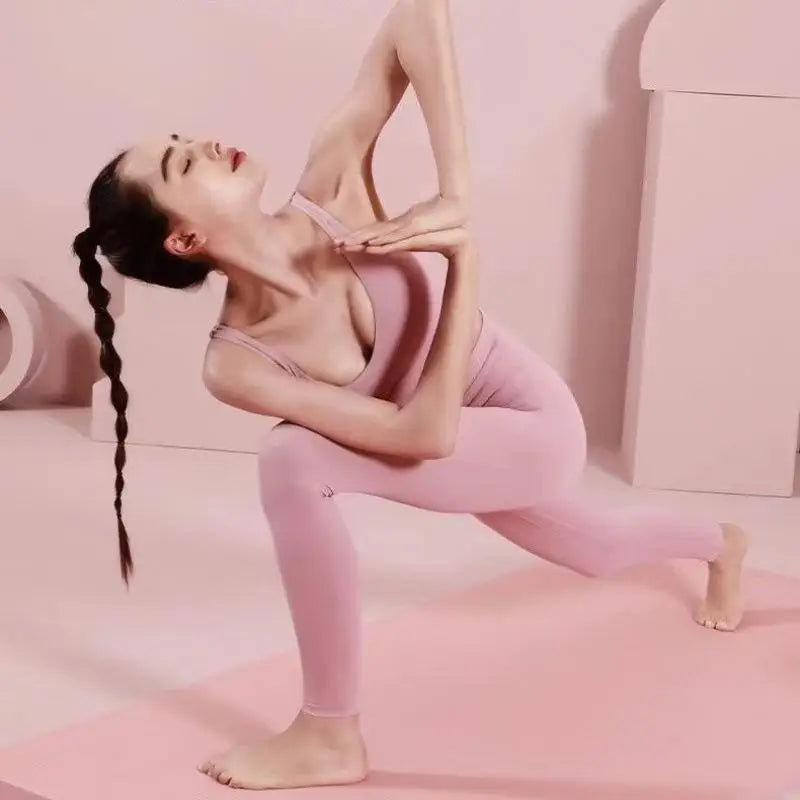 10MM Non-Slip Athletic Yoga Mat for Home Training, Pilates and Gymnastics