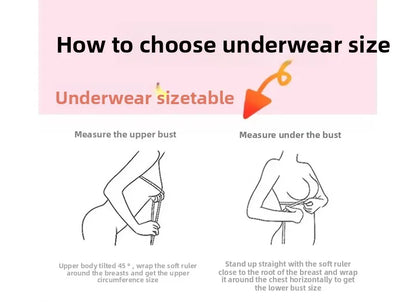 Wirefree Push Up Bra Set for Small Bust | French Ruffle Trim Silk Feel Thin Cups, Sweet Sexy Bralette | Hot MOYISU Sexy Panty AB