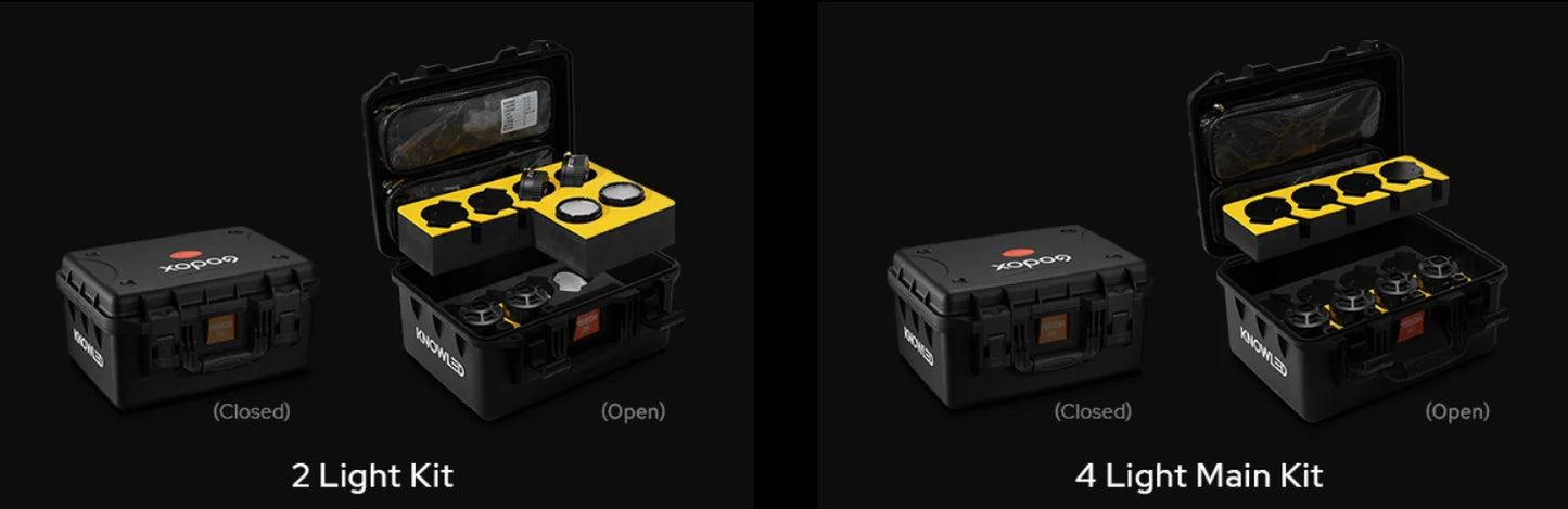 Godox MS60R RGB MS60Bi Bi-Color LED Light For Film, Broadcast & Video Production - KNOWLED Series