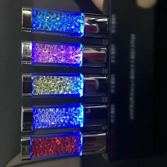 Usb Flash Drive Crystal LED Lights Memory Card Flash Drive 32GB Pen Drive Pendrive 64GB U Disk 4G 8G 16G Cle Usb Gift by PDG ibma