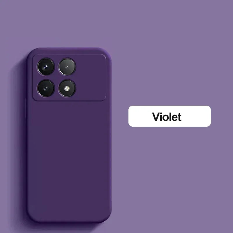 Poco X6 Pro Case Liquid Silicone Phone Case For Xiaomi Poco X6 Pro Poco X 6  X6Pro Pocox6 Pro 5G Shockproof Soft Cover