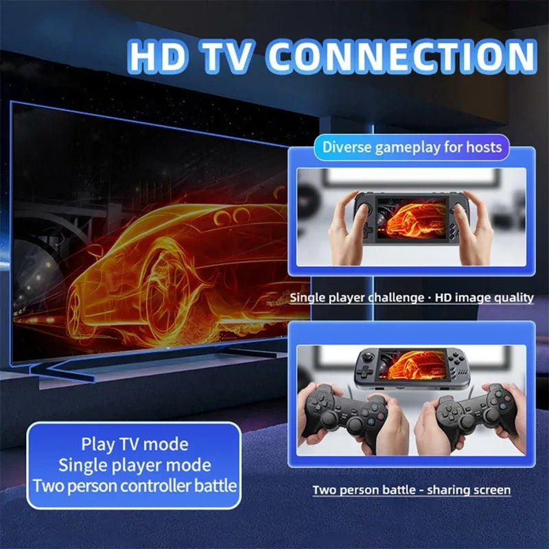 Smart-X39 Pro Handheld Game Console With 4000+ Classic Games Portable Handheld Video Games 3000Mah Battery Gaming Machine