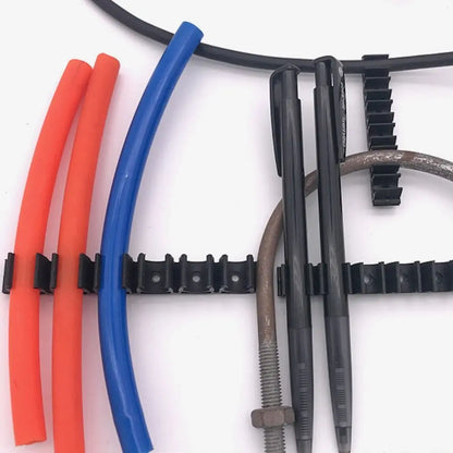 4/6/8/10/12mm Nylon Pneumatic Tube Air Hose Fixing Clamp 6 Way Water Pipe Holder Gas Compressor Tubing Diversion Flow Clip