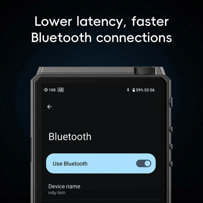 HiBy R6III 2025 / R6 Gen 3 Android 12 Music Player MP3 USB DAC HIFI WiFi Bluetooth 5.0 CS43198 *4 MQA16x DSD512 PCM768 4500mAh