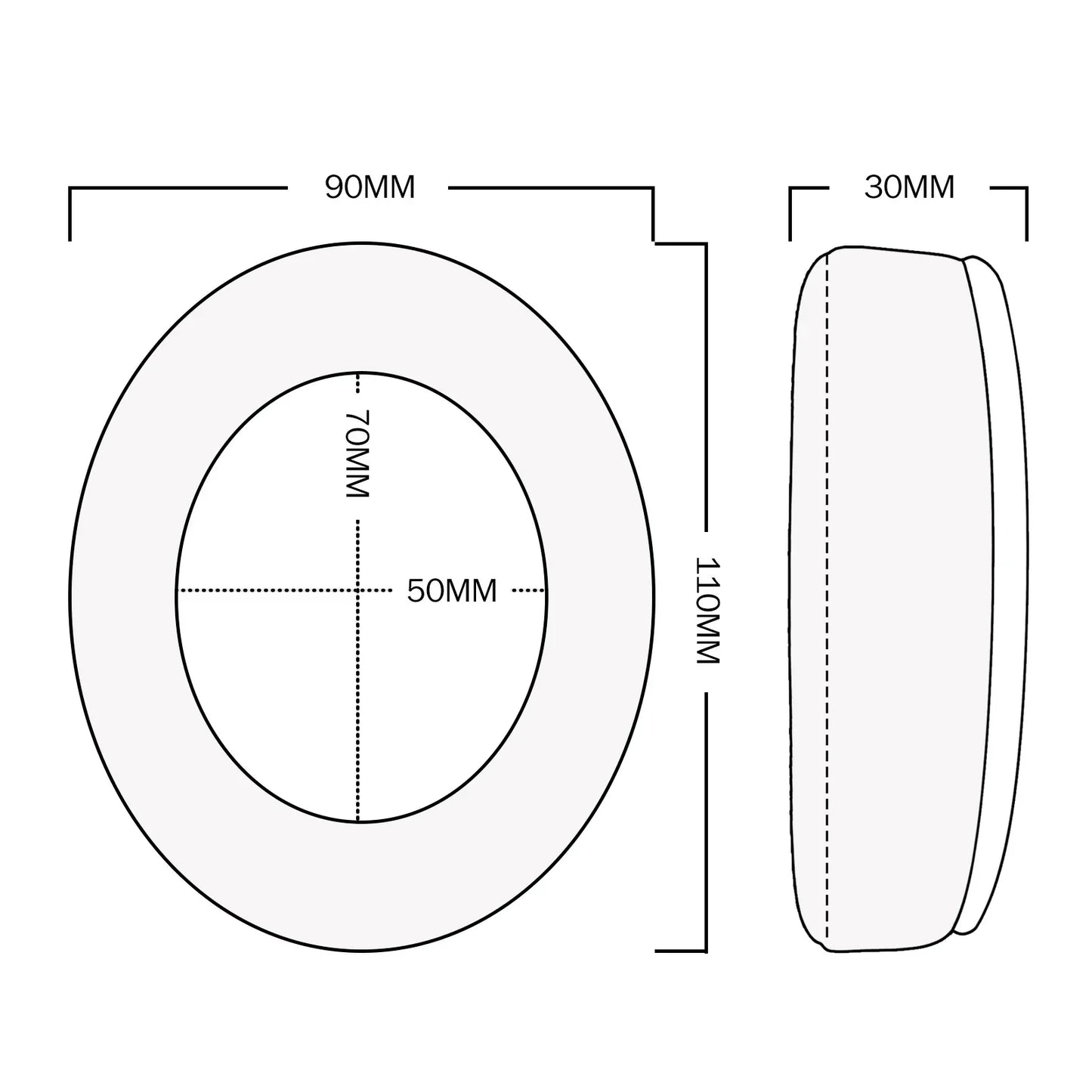 Nullmini Cooling Gel Earpads for Turtle Beach Elite Atlas Aero Headphones Replacement Cushion Sleeve Earmuffs