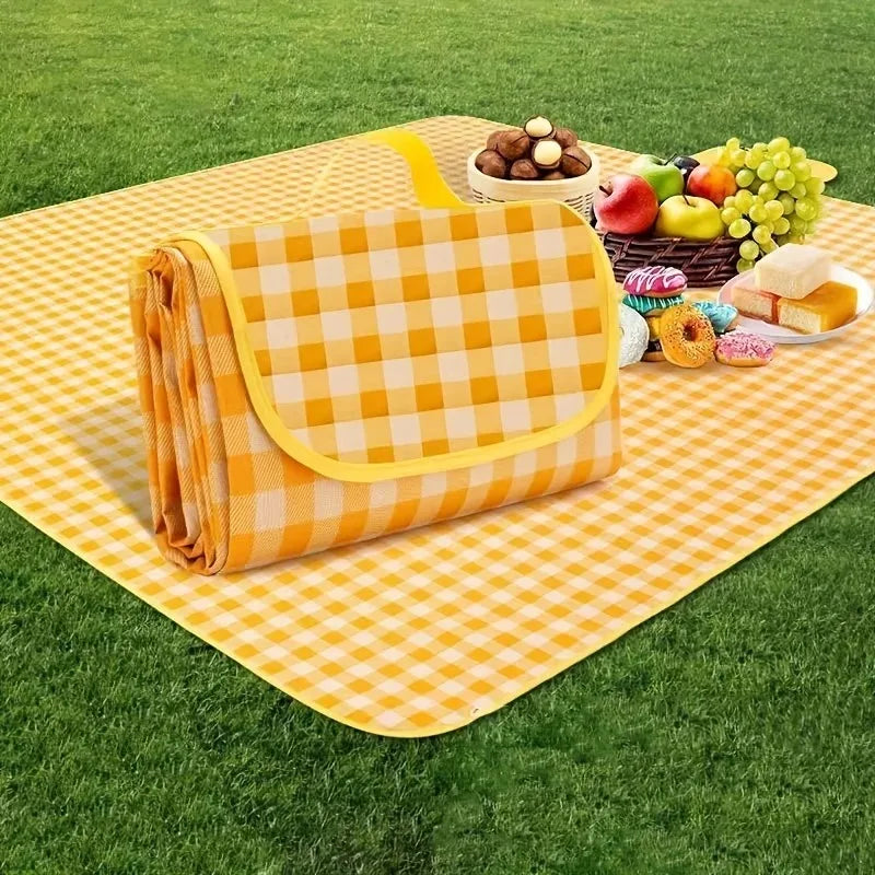 180x180cm Waterproof Picnic Mat Portable Lightweight Picnic Blanket Outdoor Travel Camping Beach Grass Mat Various Colors