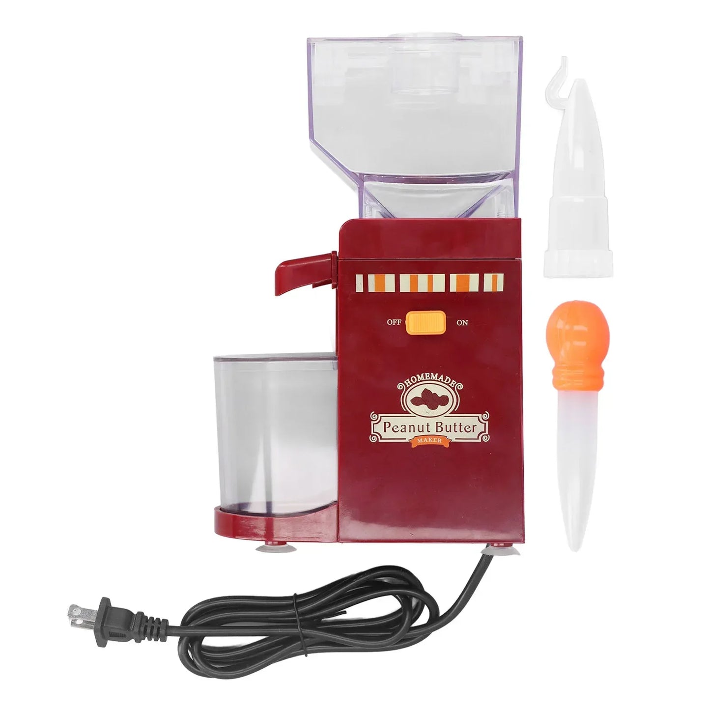Peanut Butter Maker Home Electric Grain Grinder Anti Slip Sesame Sauce Mill Nut Butter Machine for Groundnut Almonds Cashews Haz