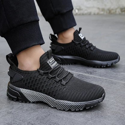 Mesh Shoes Men's Breathable 2025 Summer Mesh Thin Single Men's Full Mesh Men's Trendy Fashionable Casual Running Sports Shoes