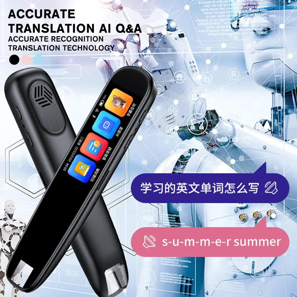 Portable Mini Scanning Reading Pen Translator 112 Language WiFi Mobile Smart Scanner Vioce Translator Dictionary Business