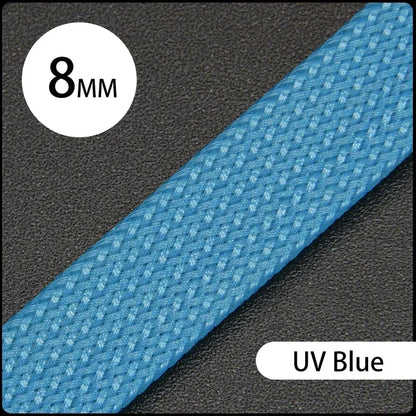 1~50M PET Braid Sleeve High Density 8mm Insulated Expandable Braided Wires Organizer Cable Wrapping Sheath Protector