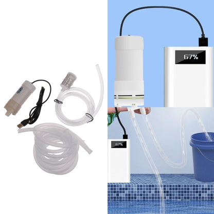 896F Water Dispenser with USB Power Supply and Self Priming Pump Balcony Waterlogging Water Pump Fish Water Pump