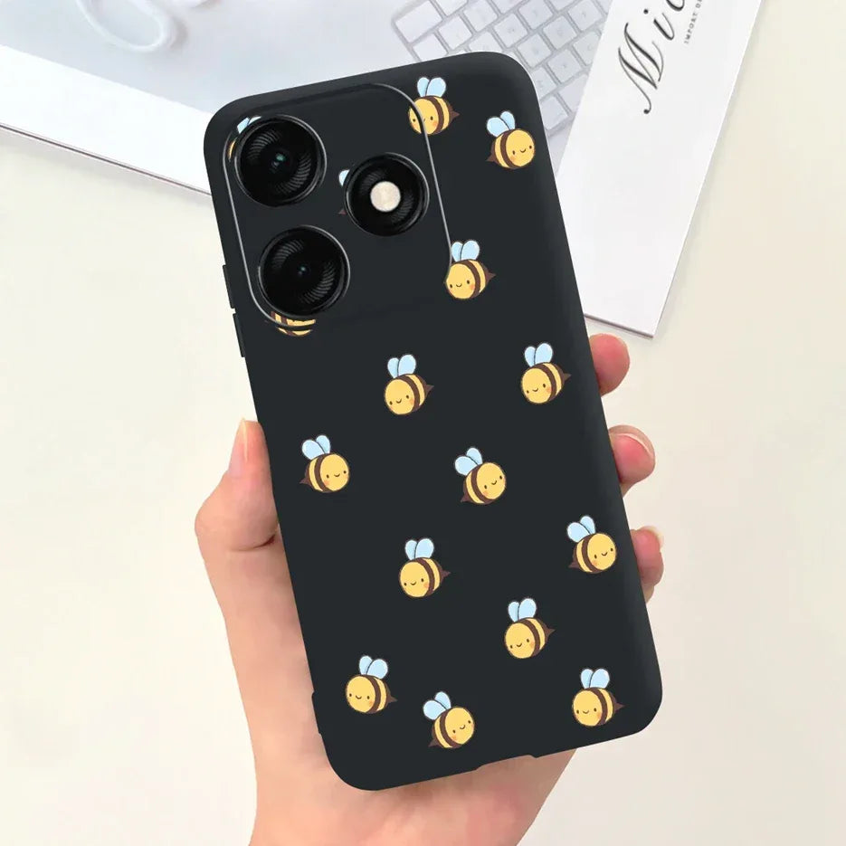 For Tecno Spark 20 Case Spark 20C BG7n Prety Girls Butterfly Painted Phone Case For Tecno Spark 20 Pro Spark20 C Soft TPU Fundas