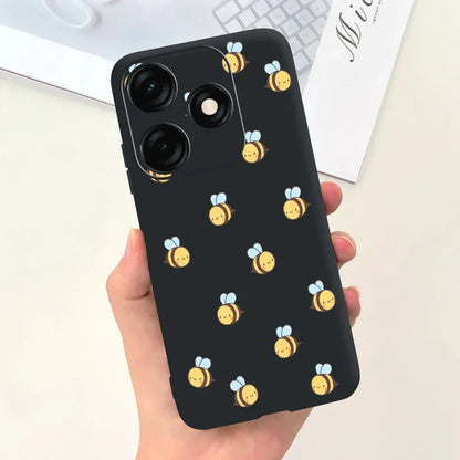 For Tecno Spark 20 Case Spark 20C BG7n Prety Girls Butterfly Painted Phone Case For Tecno Spark 20 Pro Spark20 C Soft TPU Fundas