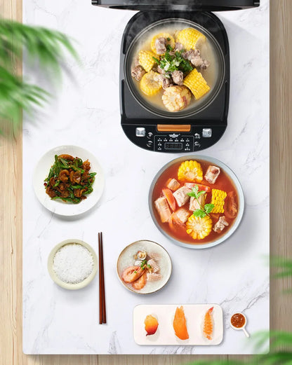 English 5L Household Rice Cooker Smart Timing Rice Cooker Gift