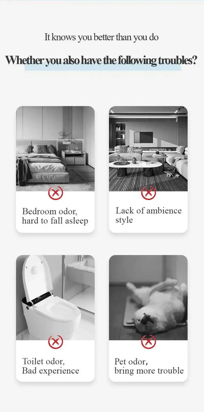 Room Fragrance Diffuser USB Car Air Nebulizer Diffuser Funny Automatic Induction Portable smell distributor For Bedroom Office