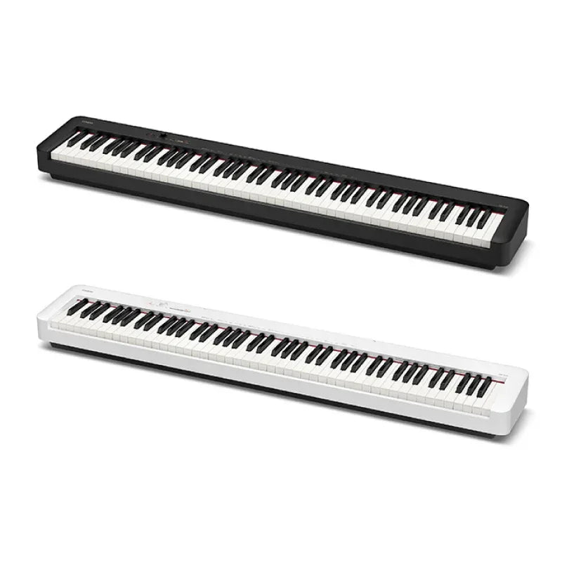 CASIO CDP-S110 Portable Digital Piano, 88-Key Scaled Hammer Action Keyboard, Bluetooth MIDI, Battery-Powered
