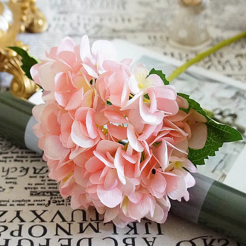 Artificial Flowers 1 Bundle Silk Hydrangea Wedding Decorative Bridal Accessories Clearance Festival Decor Vases Home Diy Bouquet