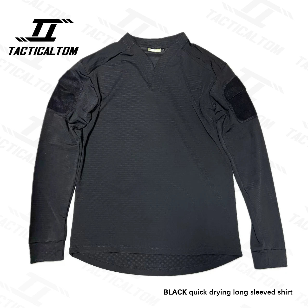Tactical Tom vs. Quick Drying T-shirt, Long Sleeve Combat Jacket, V-neck Soft and Comfortable Outdoor Sportswear