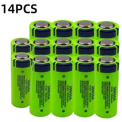 100% brand new,original,high-quality,true capacity 26650A 5000mAh 3.7V lithium-ion rechargeable battery 26650 flashlight