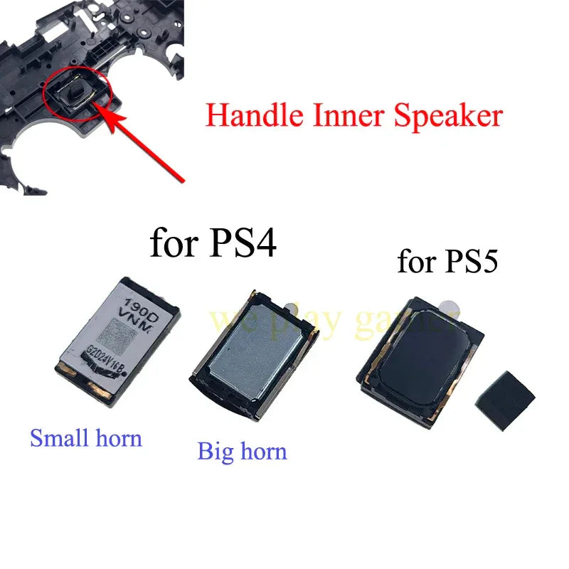 1-10PCS Replacement Handle Inner Speaker Loudspeaker Audio for Sony Playstion  PS4 PS5  Controller Inner Loud Speaker Buzzer