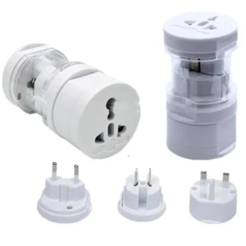 Global Plug Adapter Cylindrical International Travel Converter European United States Travel Plug Converter Electric Appliance