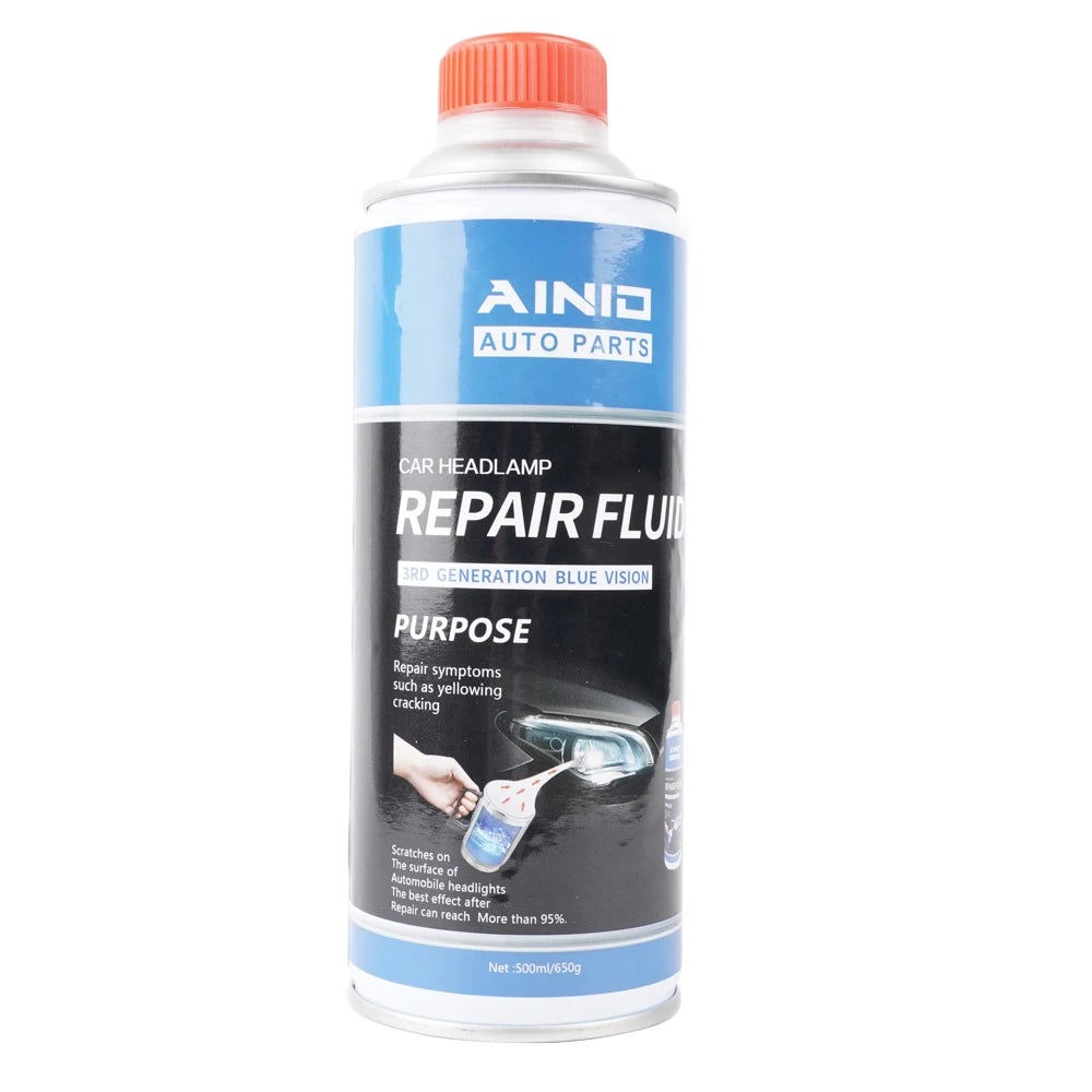 Car Headlight Restoration Polish Liquid Polymer Evaporator Garage Tools Car Headlight Renovation Repair Scratch Remover